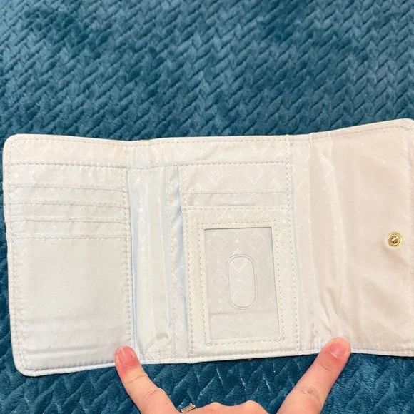 Vera Bradley Multicolor Floral Quilted Wallet in Pink, Blue & Yellow - Picture 3 of 7